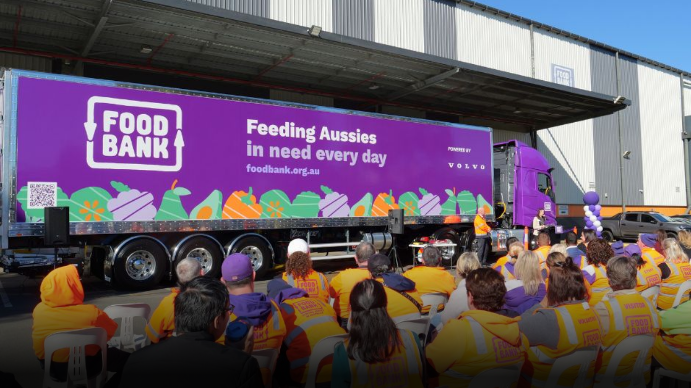Foodbank taps Volvo to launch largest-ever truck amid growing demand ...