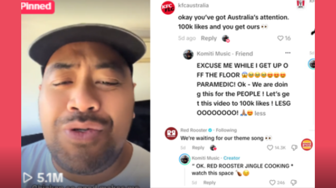 A fan-made KFC jingle is going viral on TikTok