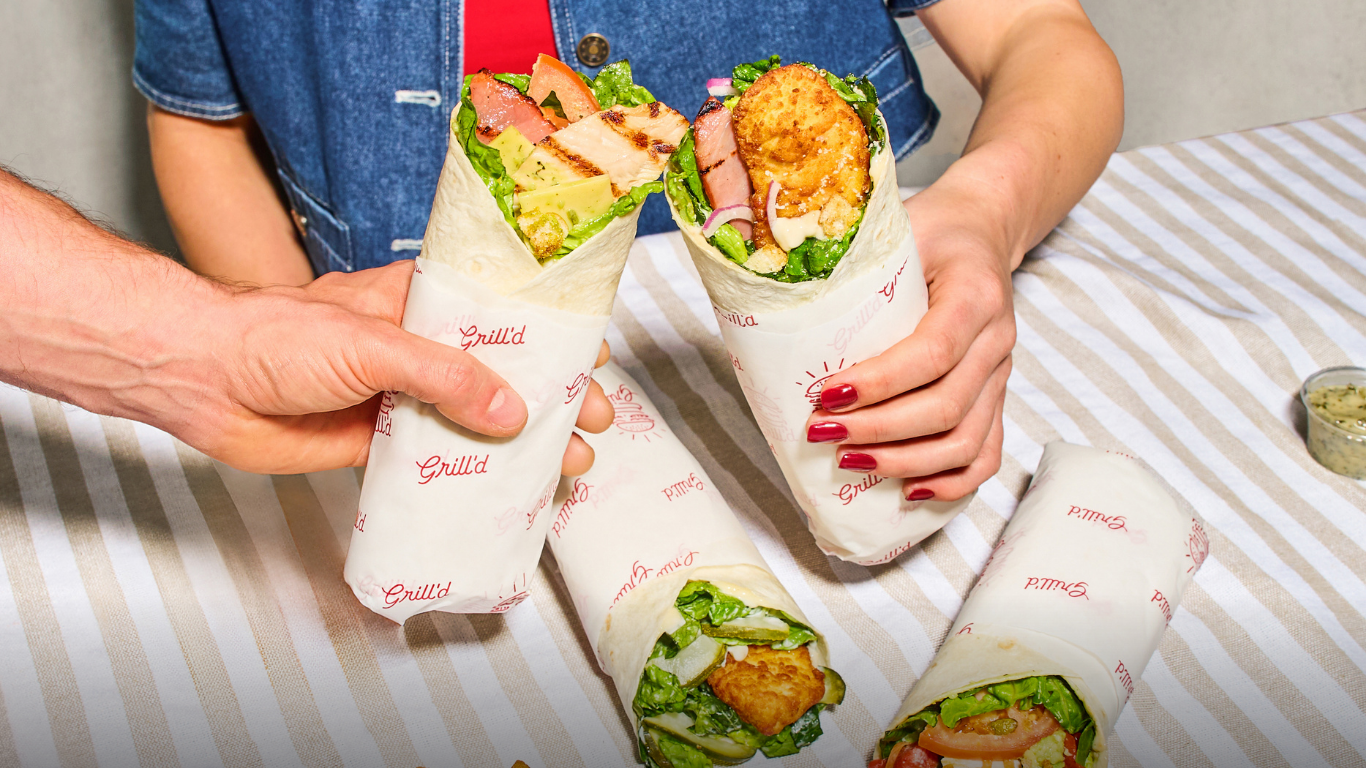 Grill’d comes for Aussies’ lunch breaks with new wraps range