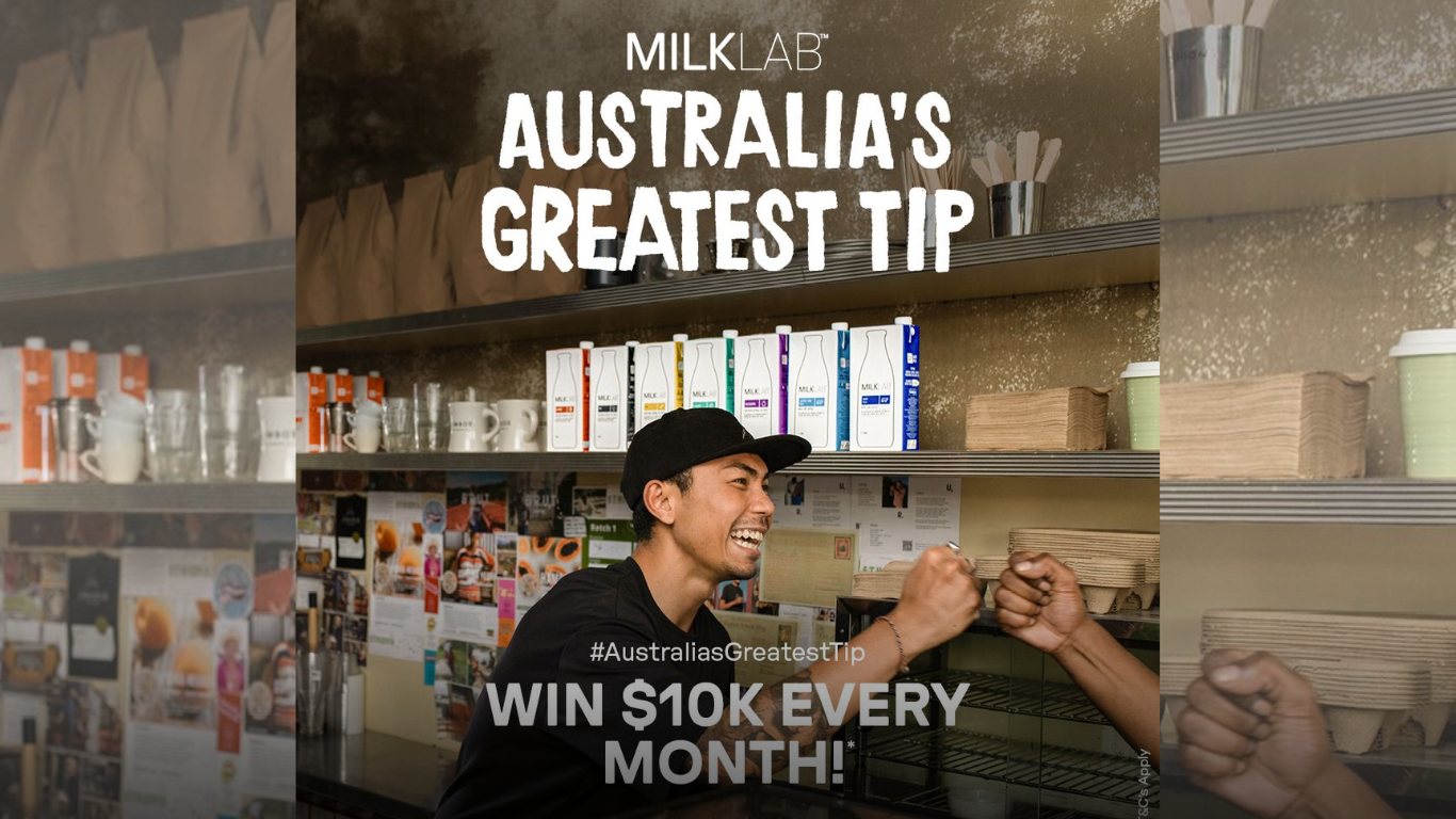 MILKLAB is giving cafés and baristas a $10,000 monthly tip